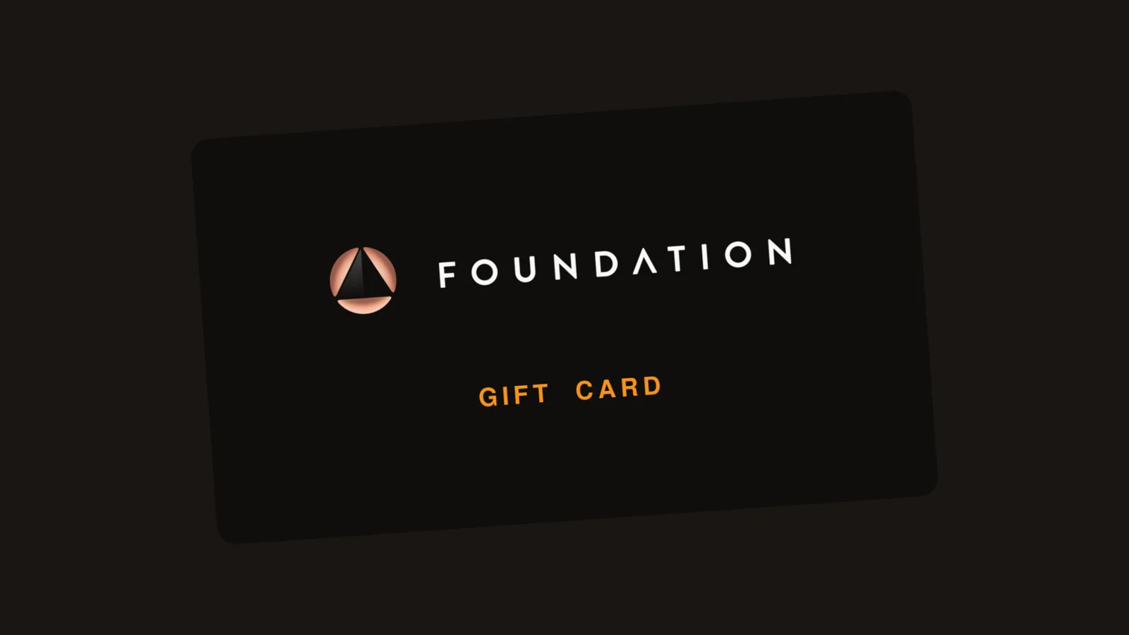 Foundation gift card