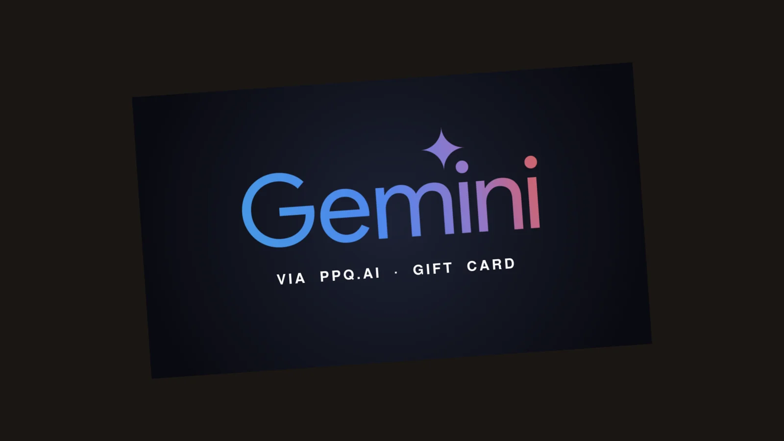 Gemini via PPQ.ai gift card