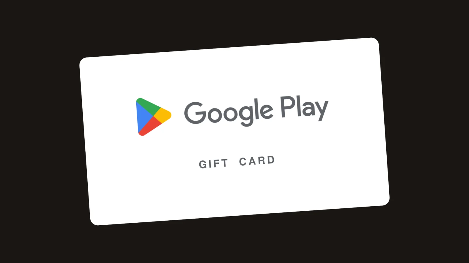 Google Play gift card