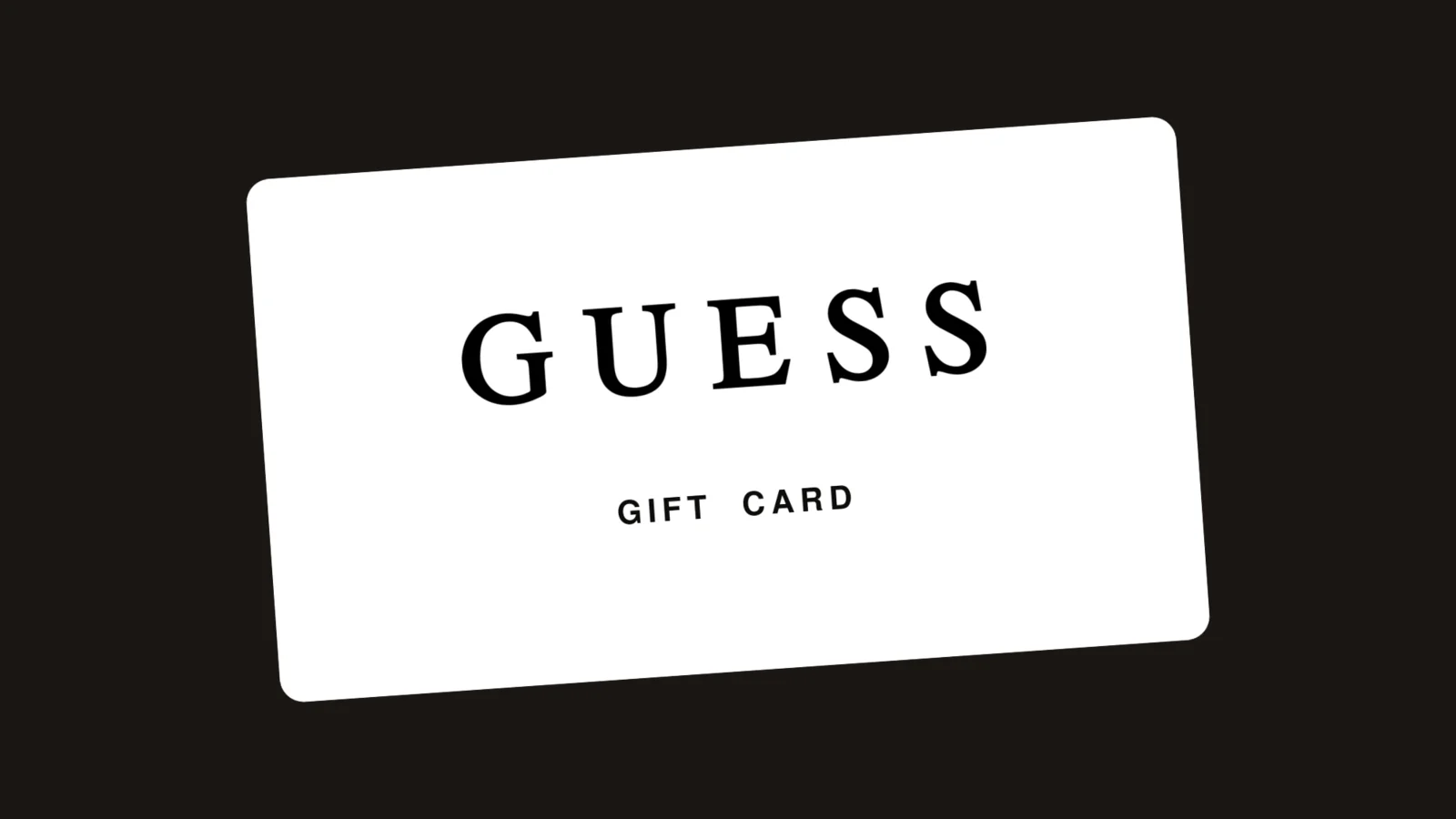 Guess gift card
