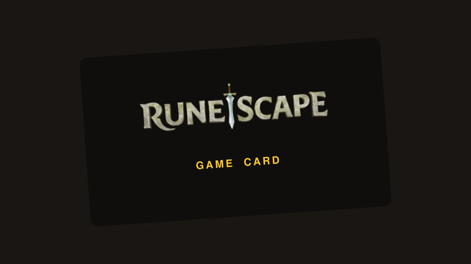 RuneScape gift card